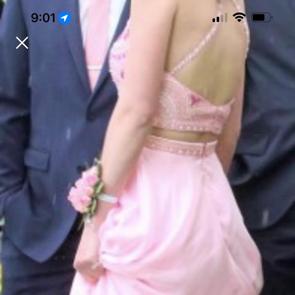 2 Piece Blush-Style Prom Dress - Picture 3 of 5